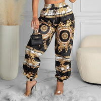 2022 Summer Women Black Clubwear Two Piece Suit Sets Sleeveless Scarf