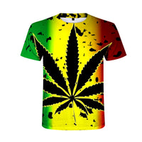 2021 new Weed 3D Printed Men tshirt Man Women Funny t shirts Homme Fashion Short Sleeve Hip Hop T-shirt Couple Tee Shirt