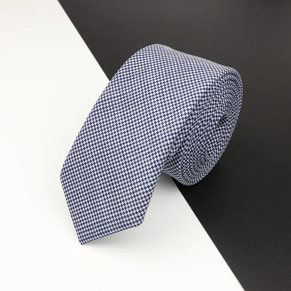 High Quality Classical Color Black Grey Skinny 100% Wool Tie Men Necktie For Business Meeting Fashion Shirt Dress Accessories