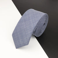 High Quality Classical Color Black Grey Skinny 100% Wool Tie Men Necktie For Business Meeting Fashion Shirt Dress Accessories