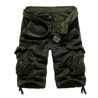 US Size 2024 New Camouflage Loose Cargo Shorts Men Cool Summer Military Camo Short Pants Homme Cargo Shorts