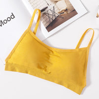 Seamless Tube Top Bra Backless Non-Wire Underwear Sexy Lingerie Women's Crop Top with Removable Pads Sports Bralette