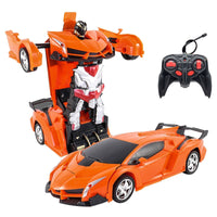 26 Styles RC Car Transformation Robots Sports Vehicle Model Robots Toys Remote Cool RC Deformation Cars Kids Toys Gifts For Boys