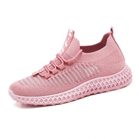 Casual Sneakers For Women Mesh Platform Breathable White Sport Sneaker Ladies Trainers Female Sock Sneakers Yellow Female Shoes