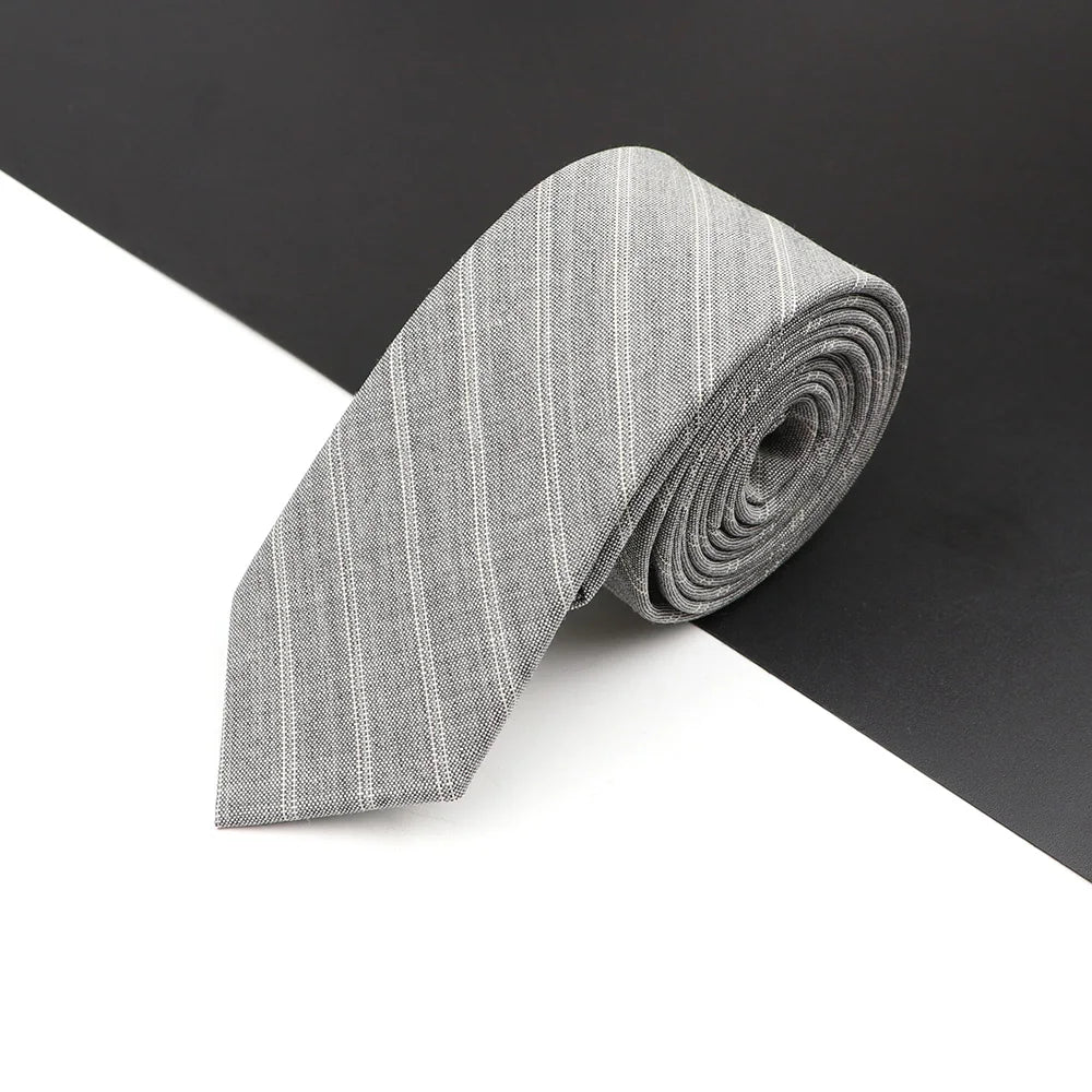 High Quality Classical Color Black Grey Skinny 100% Wool Tie Men Necktie For Business Meeting Fashion Shirt Dress Accessories