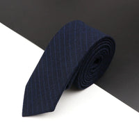 High Quality Classical Color Black Grey Skinny 100% Wool Tie Men Necktie For Business Meeting Fashion Shirt Dress Accessories
