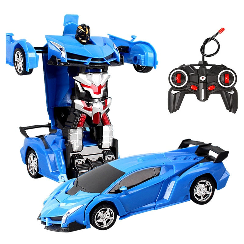 26 Styles RC Car Transformation Robots Sports Vehicle Model Robots Toys Remote Cool RC Deformation Cars Kids Toys Gifts For Boys