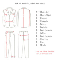 2022 Elegant Men's Business Suits Slim Fit Skinny Men Suits One Button Bridegroom Men Suit 3 Pieces(Jacket+Pant+Vest)