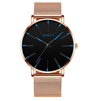 2023 Minimalist Men&#39;s Fashion Ultra Thin Watches Simple Men Business Stainless Steel Mesh Belt Quartz Watch relogio masculino