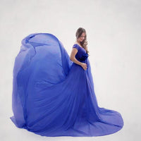 Chiffon Maternity Photography Props Dresses Sexy Pregnancy Dress Clothes For Pregnant Women Maxi Maternity Gown For Photo Shoots