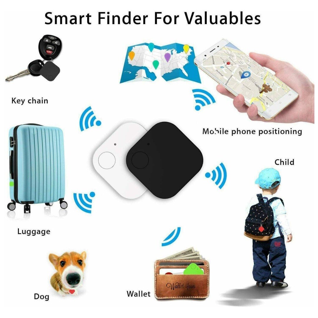 New Arrival 2pcs GPS Tracking Device Tag Key Child Finder Pet Tracker Vehicle Locator