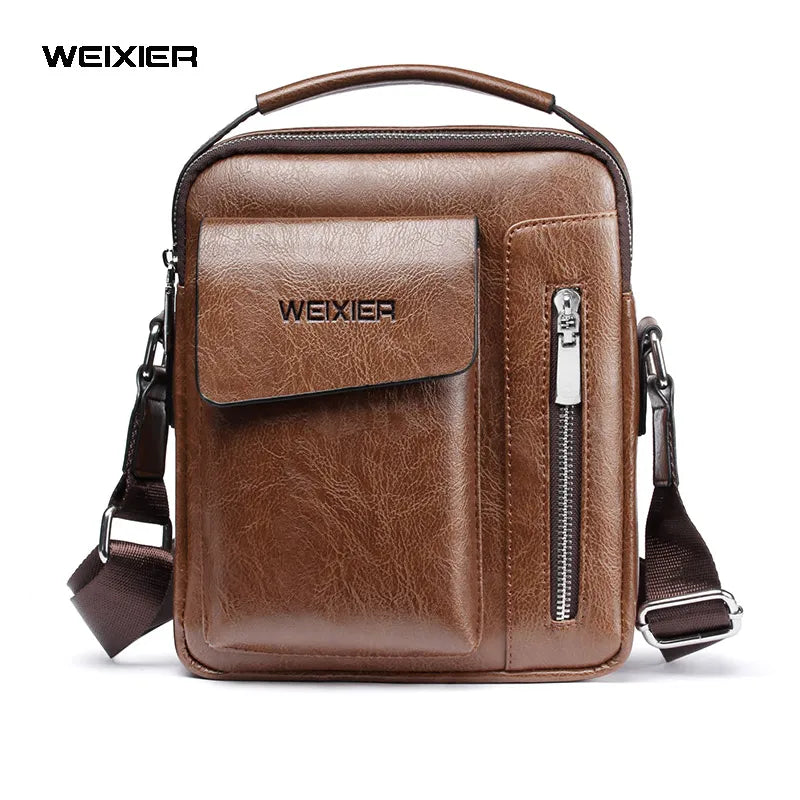 Men Bags Shoulder Bags Crossbody Bag Multi-function Men Handbags Capacity PU Leather Bag For Man Messenger Bags Tote Bag