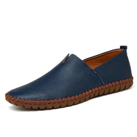 Size 48 49 Genuine Leather Flat Shoes Men Casual White Cowhide Sneaker Male Comfy Driving Loafers Business Dress Shoes Moccasins