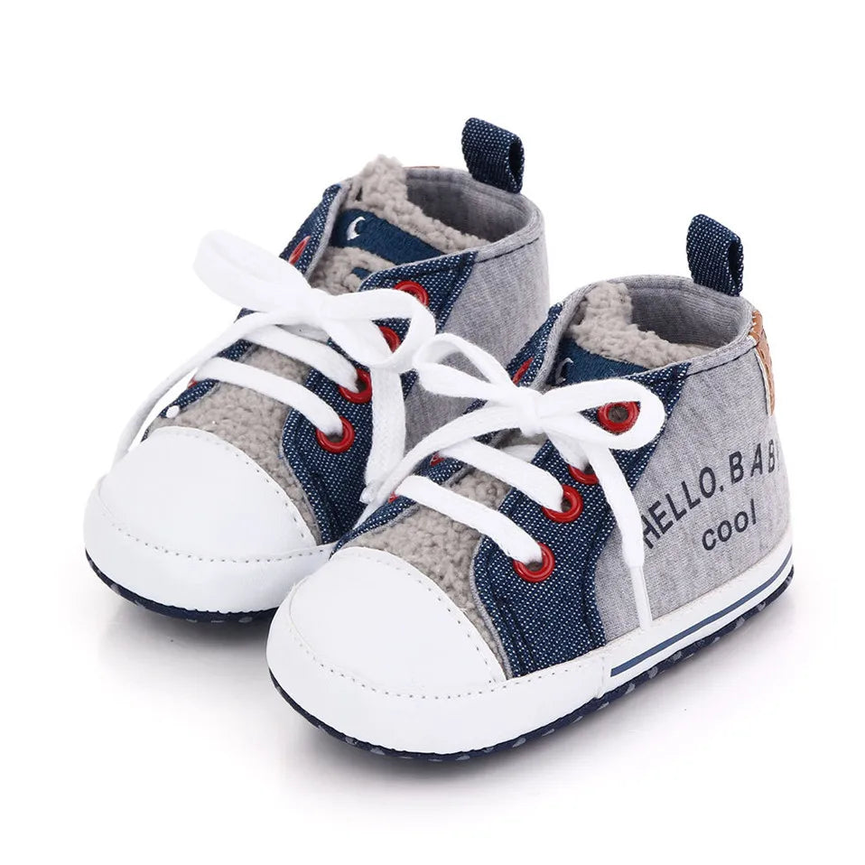 Animal Pattern Baby Shoes Super Keep Warm Bebes Boots Soft Sole Canvas Sneaker Anti-Slip Crib Shoes For 0-18M