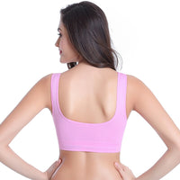 Plus Size Bras For Women Seamless Bra With Pads to 4XL 5XL Bralette Push Up Brassiere Vest Wireless Active fashion underwear