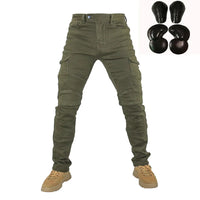 Motorcycle Jeans Pantalones Motocicleta Hombre Featherbed Jeans Standard Version Car Ride Trousers Pant Summer Riding