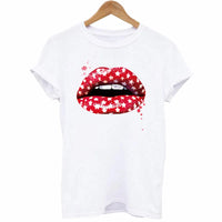 Leopard Print Lips Patches For Clothes Heat Transfer Thermal Stickers DIY Washable T-Shirts Iron On Transfer  Girls Lips Patches