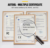 AUTOOL Car Smoke Leak Detector Smoking Generator Automotive Pipe Leakage Analyzer Vacuum Leakage Diagnostic Tool SDT103 *
