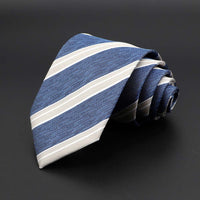 New Men&#39;s Tie Classic Solid Color Stripe Flower Floral 8cm Jacquard Necktie Accessories Daily Wear Cravat Wedding Party Gift