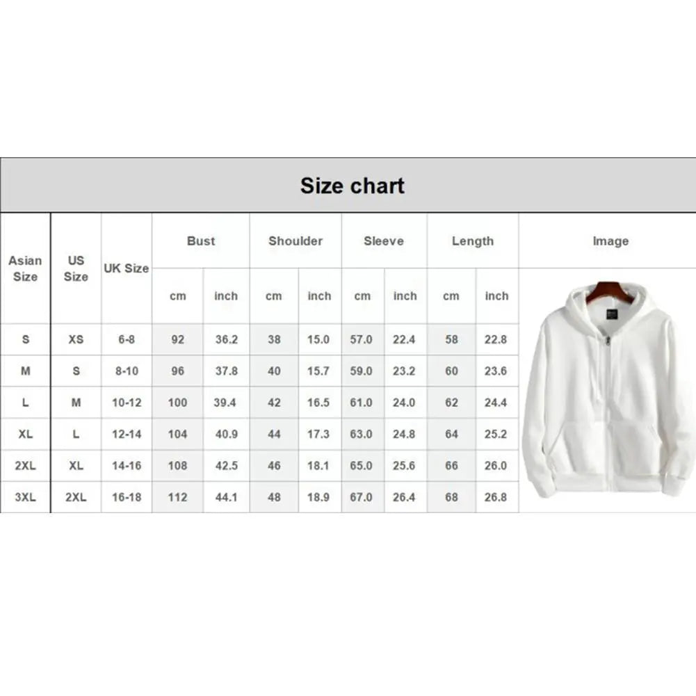 Korean Version Loose Hoodies Women Long Sleeve Zip Hooded Oversized Pocket Coat Harajuku Up Thin Male Sweatshirts Hooded Jacket