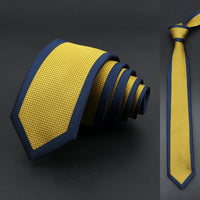 Skinny 6cm Ties For Men Wedding Dress Necktie Floral Paisley Patchwork Black Blue Tie Business Slim Shirt Accessory Gift Cravate