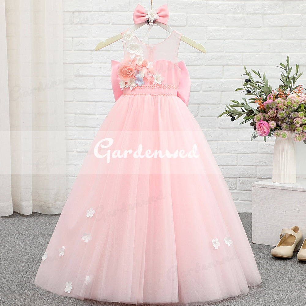 Puffy Pink Girl Ball Gown Dresses Tulle Flower Baby Baptism First Comm – Mega Mart Center Puffy Pink Girl Ball Gown Dresses Tulle Flower Baby Baptism First Comm – Mega Mart Center