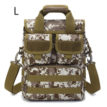 Men Tactical Handbag Laptop Military Bag Shoulder Crossbody Bags Camouflage Molle Hunting Camping Hiking Sports Outdoor XA318D
