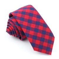 Fashion Plaid Tie For Men Women Colorful Skinny Cotton Necktie For Wedding Bussiness Casual Man's Neckties Suits Flower Cravat