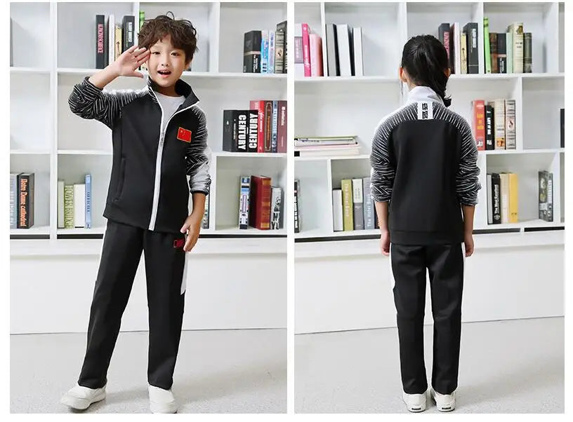 Spring autumn men sportswear women leisure fighting martial arts Suits coach class school College uniform couple customization