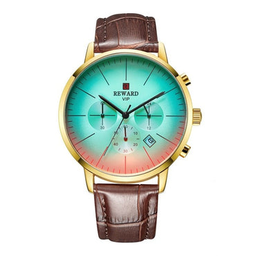 2023 New Fashion Color Bright Glass Watch Men Top Luxury Brand Chronograph Men