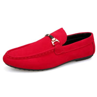 Men Shoes Black Blue Red Loafers Slip on Male Footwear Adulto Driving Moccasin Soft Comfortable Casual Shoes Men Sneakers Flats