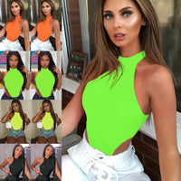 2021 New Fashion Women Sleeveless Bandage Bodysuit Leotard Tops Blouse Jumpsuit Women Clothes