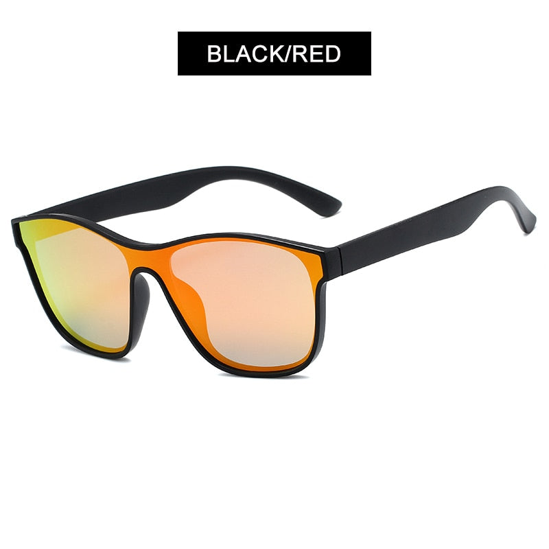 HOOBAN 2023 New Square Polarized Sunglasses Men Women Fashion Square Male Sun Glasses Brand Design One-piece Lens Shades UV400