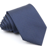 Business Man Accessories Men's Formal Tie Striped Blue Gray Necktie Wide Tie Gift For Man Office Wedding Party Cravat Free Shipp