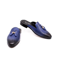 Fashion Outdoor  Half Loafers Genuine Leather Mules Tassel Men Casual Shoes