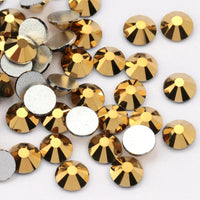 SS16 SS20 SS30 Glitter Rhinestone Crystal AB Non Hot Fix Flat back Rhinestone Apparel for Nail Art Fabric Garment