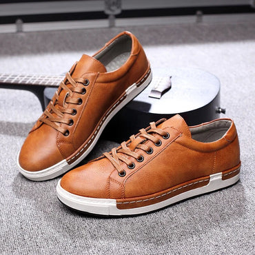 Men Leather Casual Shoes Men Sneakers 2020 Autumn Brand Mens Suede Shoes Comfortable Flat Male Footwear Zapatillas Hombre