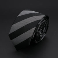 30 Styles Men's Jacquard Striped Solid Color Necktie 6cm Slim Narrow Suit Shirt Accessory Daily Wear Cravat Wedding Party Gift