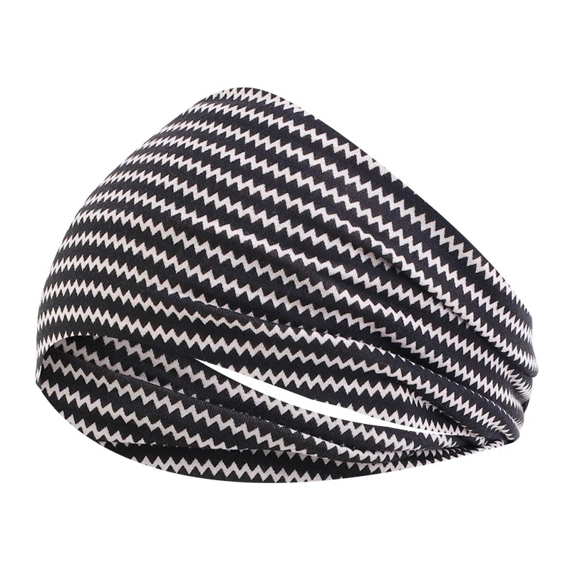 New Hair bands African Pattern Print Knotted Style Headband For Women Sport Yoga Salon Make Up Hair Wrap Fashion Accessories