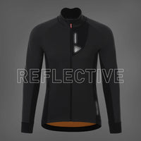 Santic Cycling Men's Jackets Winter MTB Bike Coat Fleece Warm Fleece Road Bike Riding Long Sleeve Windproof Jackets Asian Size