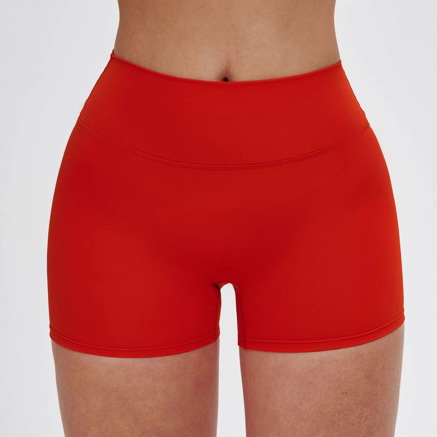 Tight Yoga Shorts For Women, High Waisted And Waist Cinching Fitness Pants, Hip Lifting And Running Sports Shorts