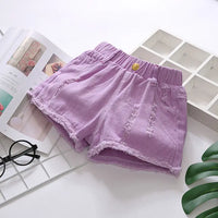 VIDMID Girls cotton Denim jeans Shorts Girls children Thin Soft Trousers Jeans Kids Children Casual Clothes Clothing  P164