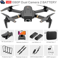 4DRC V4 RC Drone 4K 1080P HD Wide Angle Camera WiFi Fpv Dual Camera Foldable Quadcopter Real Time Transmission Dron Gift Toys