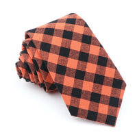Fashion Plaid Tie For Men Women Colorful Skinny Cotton Necktie For Wedding Bussiness Casual Man's Neckties Suits Flower Cravat