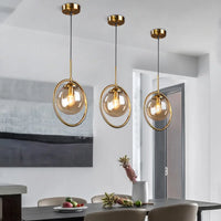 Nordic Designer Pendant Lights glass ball lamp Dining room bedroom bar Kitchen bedside Luminaire suspension lustre