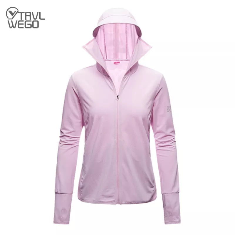 Long Sleeve Hoody Summer Women Sun Sweatshirt