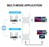 5G WiFi Repeater Wifi Amplifier Signal Wifi Extender Network Wi fi Booster 1200Mbps 5 Ghz Long Range Wireless Wi-fi Repeater