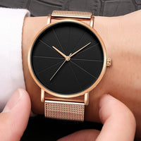 2022 Minimalist Men&#39;s Fashion Watches Simple Men Business Ultra Thin Stainless