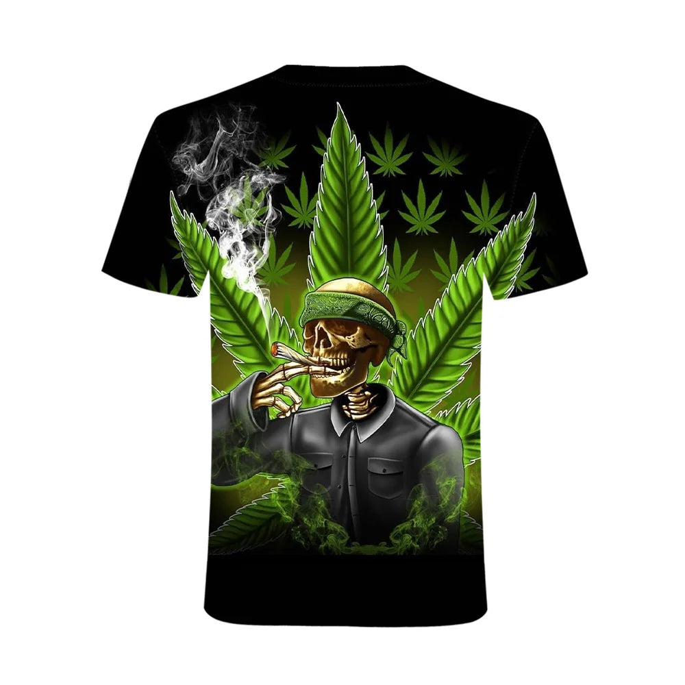 2021 new Weed 3D Printed Men tshirt Man Women Funny t shirts Homme Fashion Short Sleeve Hip Hop T-shirt Couple Tee Shirt