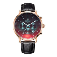 2023 New Fashion Color Bright Glass Watch Men Top Luxury Brand Chronograph Men